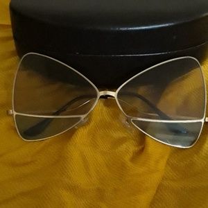 Unique Gold frame two toned Butterfly Shades